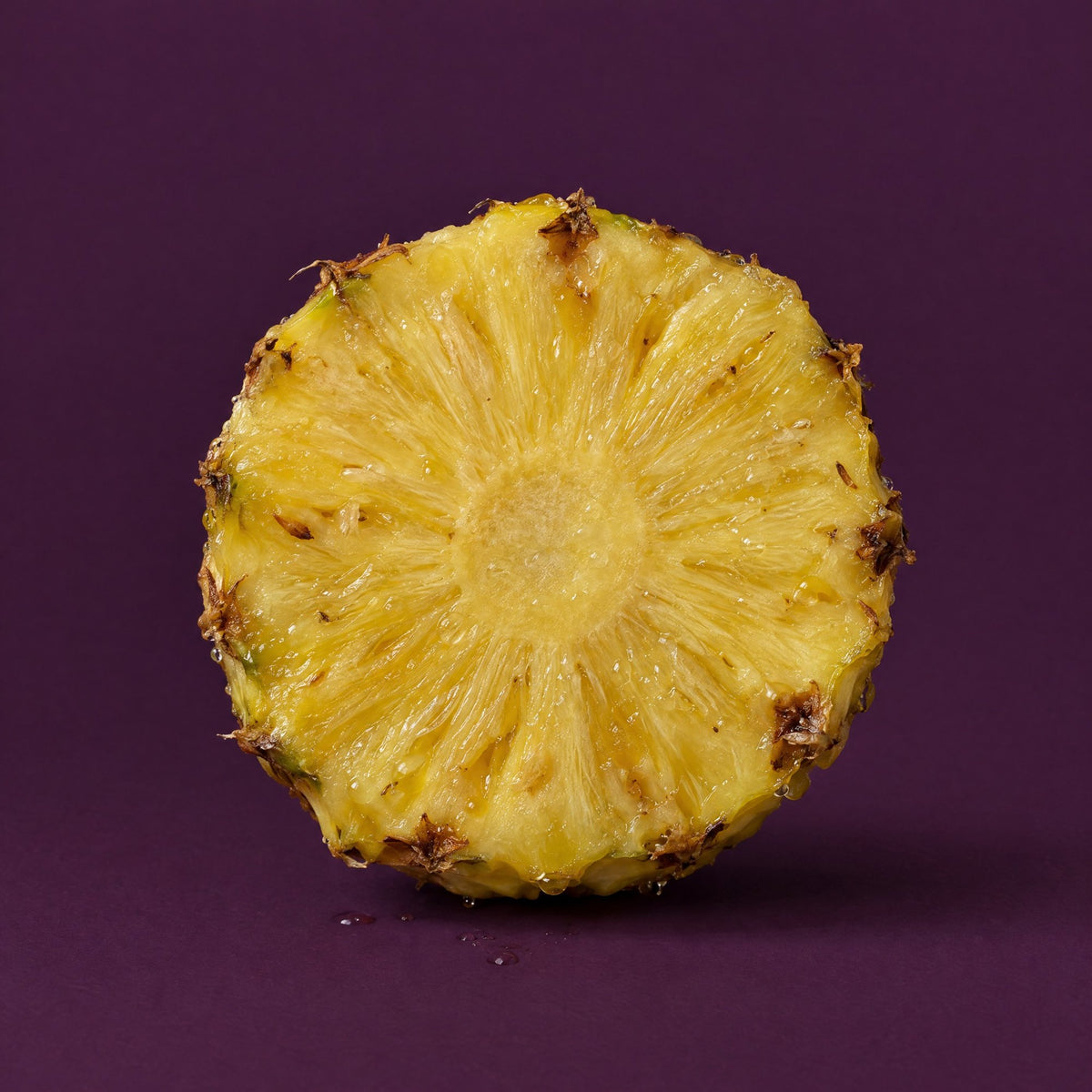Pineapple slice, the source of bromelain
